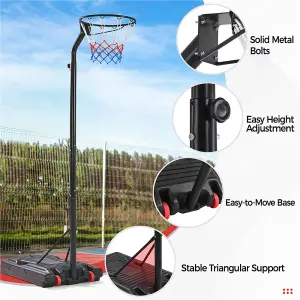 Yaheetech Freestanding Basketball Hoop and Post