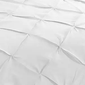 Pintuck Pleated Duvet Cover Set Bedding