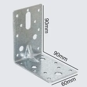 10x Angle Bracket 90x90x60mm Fixings Direct