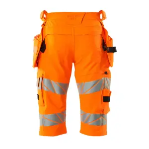 Mascot Accelerate Safe Stretch Shorts with Holster Pockets (Hi-Vis Orange)  (32.5) (Leg Length - Regular)