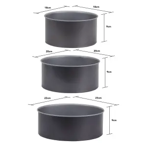 Wham Baker & Salt 3 Piece Cake Pan Set