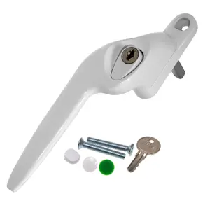 Yale Quartus Cranked Window Handle - White, Left, 20mm