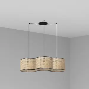 Luminosa Mambo Cluster Pendant Ceiling Light Beige, E27