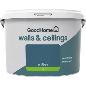 GoodHome Walls & ceilings Antibes Silk Emulsion paint, 2.5L