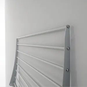 Foldable Wall-Mounted Drying Rack 100cm H x 38cm W x 17cm D