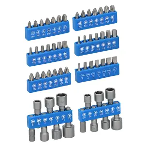 58Pcs Ratchet Screwdriver & Bit Set