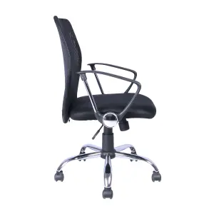 Black Mesh Office chair, Pack of 1