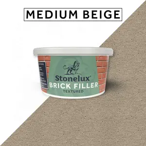 Stonelux Brick Repair Filler 0.3kg Medium Beige Filler Brick Effect Filler