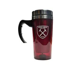 West Ham United FC Travel Mug Maroon/Black (One Size)