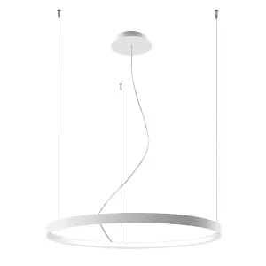 Rio Steel White 1 Light Classic Chandelier