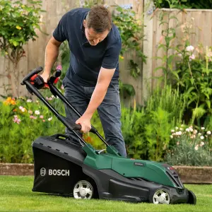 Bosch Advanced Rotak 36v-40-650 36v Cordless Lawnmower 42cm 1x 4.0ah & Blade