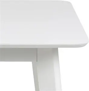 Morehouse Drop Leaf Dining Table George Oliver Table Top Colour: White