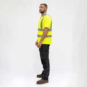 Timco - Hi-Visibility Polo Shirt - Short Sleeve - Yellow (Size XX Large - 1 Each)