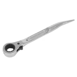 Sealey 21mm Podger Ratchet High Grade Carbon Steel Tapered End 240mm S01068