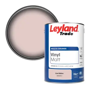 Leyland Trade Vinyl Matt Walls & Ceilings Emulsion Paint Cool Melon (PPG1057-2) 5L