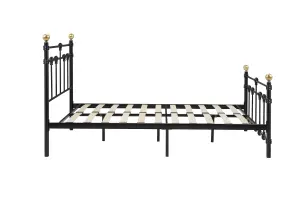 Birlea Atlas Small Double Bed Frame In Black