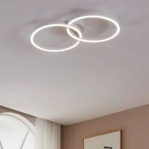 Eglo Amandolo White LED Ceiling Light