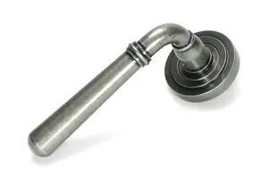 Pewter Newbury Lever on Rose Set (Art Deco) - Unsprung