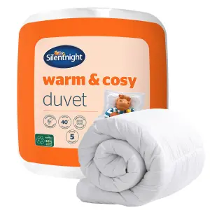 Silentnight Warm And Cosy 15 Tog, White, Single