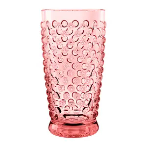 Mattydale 568ml Acrylic Glass (Set of 6) Pink