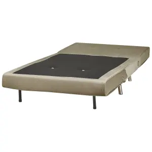 Sofa Bed FARRIS Olive Green Velvet