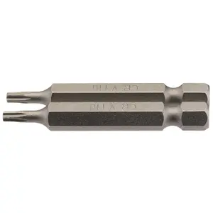 Draper T10 1/4" Hex. Draper TX-STAR Insert Bit 50mm Long x 2 66486