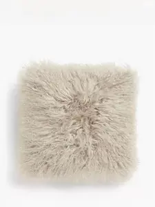 John Lewis Mongolian Sheepskin Cushion