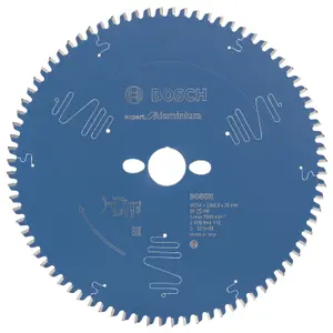 Bosch Professional Circular Saw Blade Expert for Aluminium - 254 x 30 x 2.8 mm, 80 Teeth