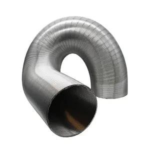 Kair Semi-Rigid Aluminium Hose 102mm Dia - 3 Metre Length Hose for Fans, Cooker Hoods and Ventilation