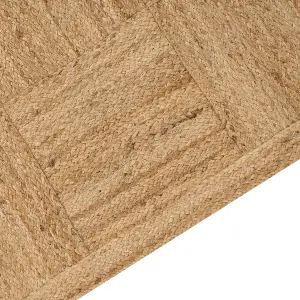 Jute Area Rug 300 x 400 cm Beige ESENTEPE