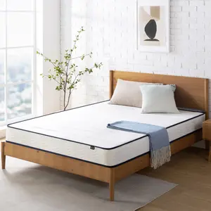 spring mattress - Tight top medium firmness mattress - Euro top design mattress with multiple layers Double (4'6)