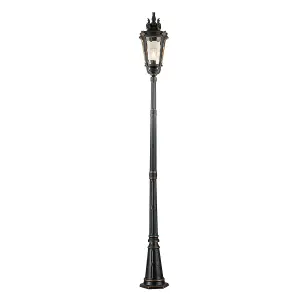 Elstead Baltimore 1 Light Large Outdoor Lamp Post Weathered Bronze IP44, E27