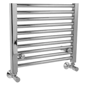 Rinse 1800x500mm Chrome Bathroom Heated Towel Rail Radiator Straight Ladder Style Towel Warmer