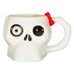 Fax Potato - Halloween Stoneware Skull Mug - 750ml