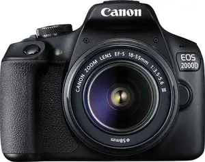 Canon EOS 2000D DSLR Camera With EF-S 18-55 mm F/3.5-5.6 III Lens - 2 Year Warranty - Next Day Delivery