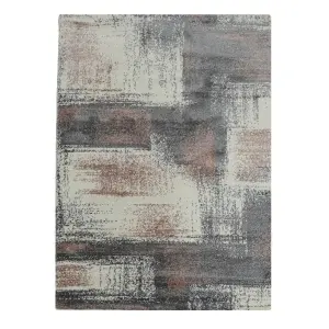 Sansa Multicolour Abstract Medium Rug, (L)170cm x (W)120cm