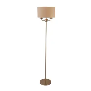 CLASSIC SATIN NICKEL FLOOR LAMP