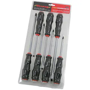 7pc Pound Thru Screwdriver Set, Magnetic Tip, Pozi & Slotted (Neilsen CT4724)