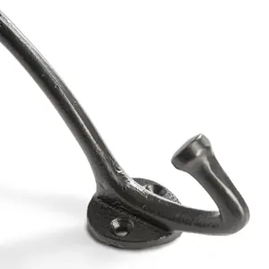 Hammer & Tongs - Bowler and Coat Hook - W35mm x H115mm - Black