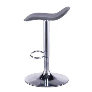 Estey Swivel Upholstered Adjustable Height Counter Stool with Metal Frame