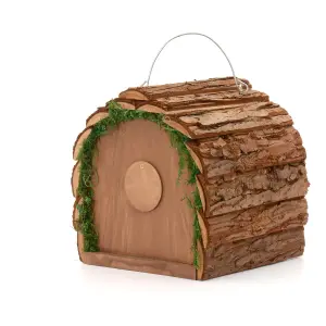 Wooden Squirrel Feeder or Bird Nesting Box House