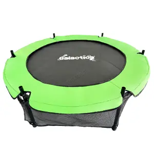 Galactica Mini Trampoline 4.5FT 55inch with Safety Net Enclosure Indoor Outdoor Children Activity Junior Trampoline Green