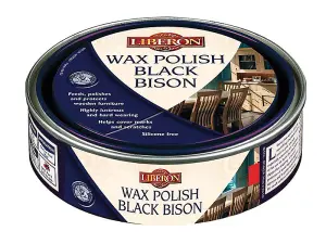 Liberon Black Bison Clear Wax Polish 150ml for Wood Care