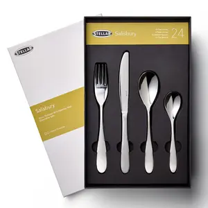 Stellar Salisbury 24 Piece Stainless Steel Cutlery Set , Service for 6