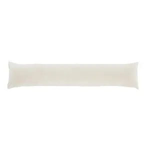 Catherine Lansfield Wilson Velvet Door Draught Excluder Natural