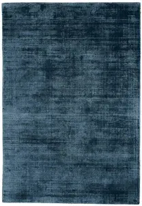 Modern Rug, Teal Plain Bedroom, & LivingRoom Rug, Easy to Clean Rug, 7mm Thickness Teal Modern Classy Rug-160cm X 230cm