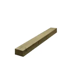 PACK OF 10 (Total 10 Units) - 47mm x 100mm Regularised Treated Sawn Timber C24 - 2400mm Length