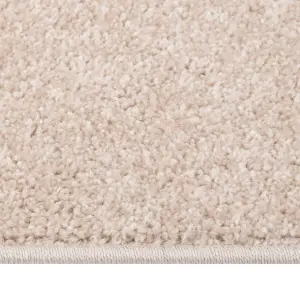 Rug Short Pile 240x340 cm Dark Beige