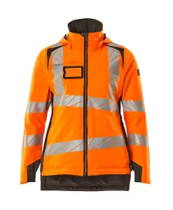 Mascot Accelerate Safe Winter Jacket for Ladies with CLIMascot (Hi-Vis Orange/Dark Anthracite)  (Large)