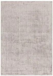 Silver Handmade Luxurious Modern Plain Sparkle Rug For Bedroom & Living Room-120cm X 170cm